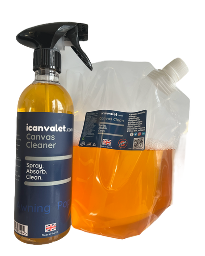 REDUCE - Canvas Cleaner Pouch, inc. lifetime Trigger with full 500ml Bottle