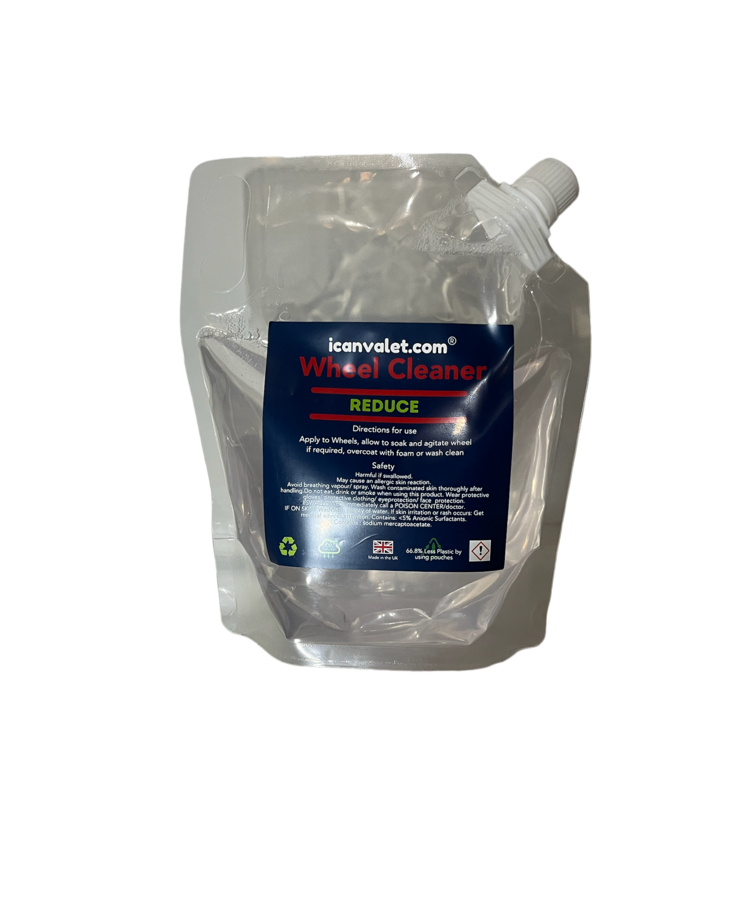 REDUCE - Wheel Cleaner Pouch, inc. lifetime Trigger with full 500ml Bottle