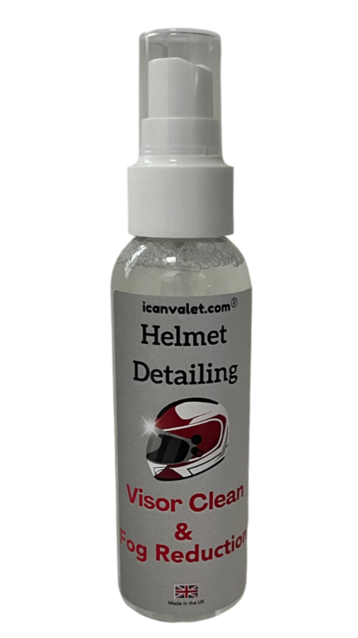 Motorcycle Helmet Visor Clean