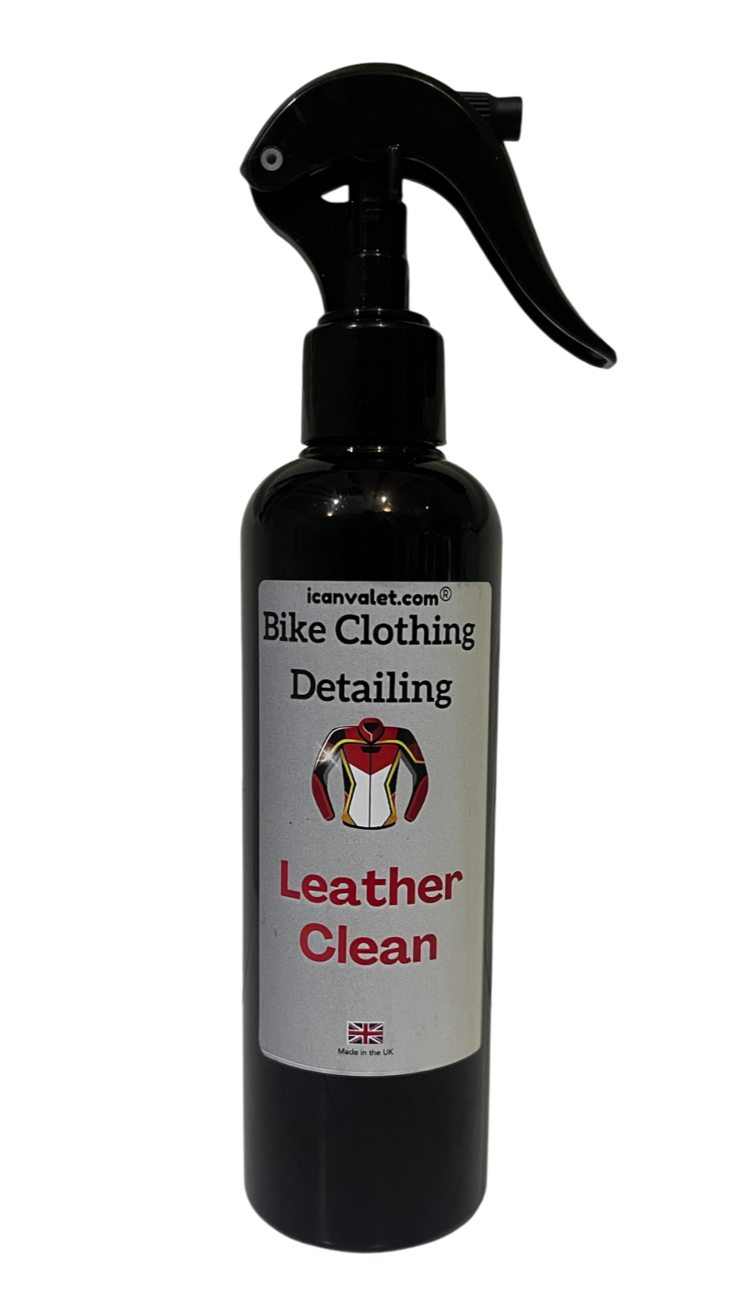 Motorcycle clothing leather cleaner